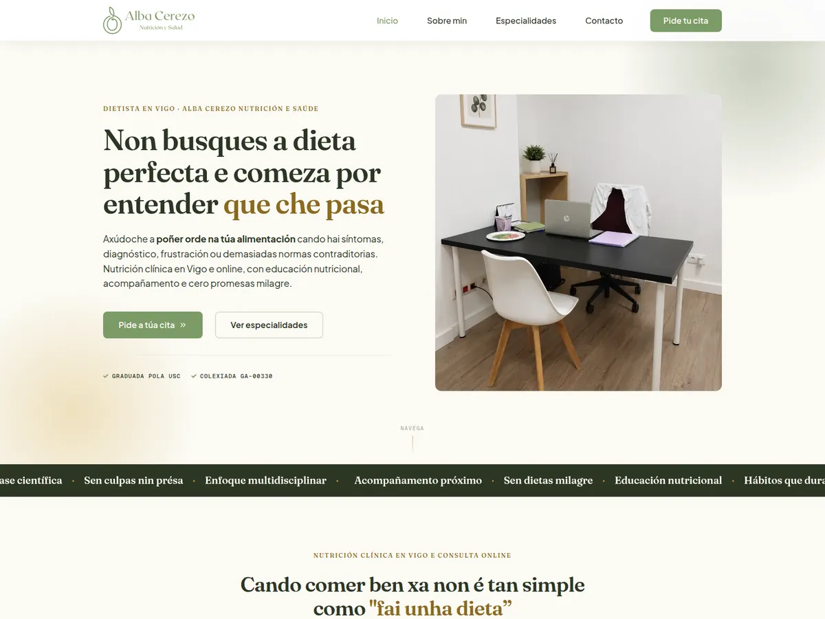 Web de Alba Cerezo