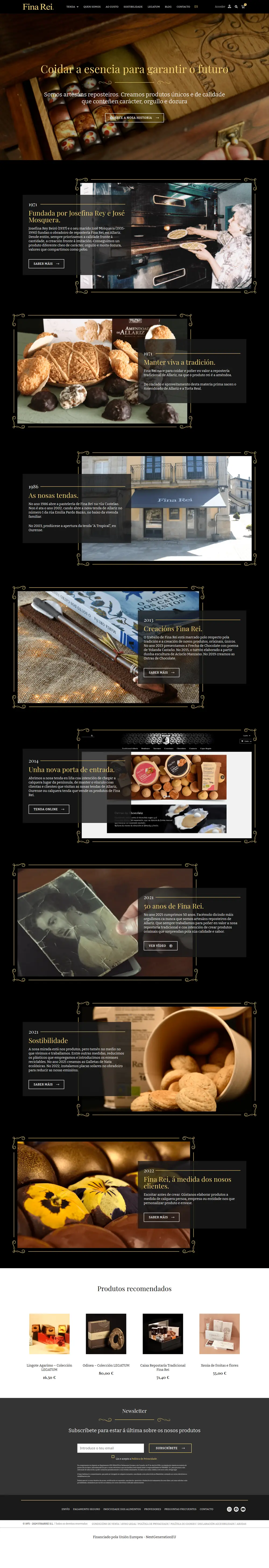 Captura da web de FINARREI S.L. en escritorio