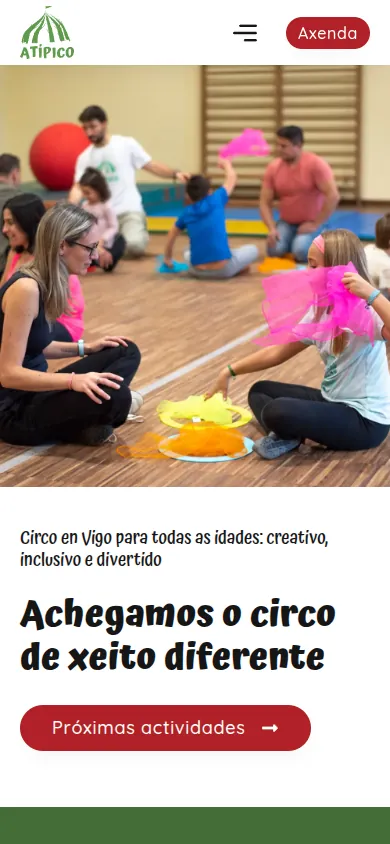Captura da web de Claudio Casaccia e Sara Comesaña en móbil