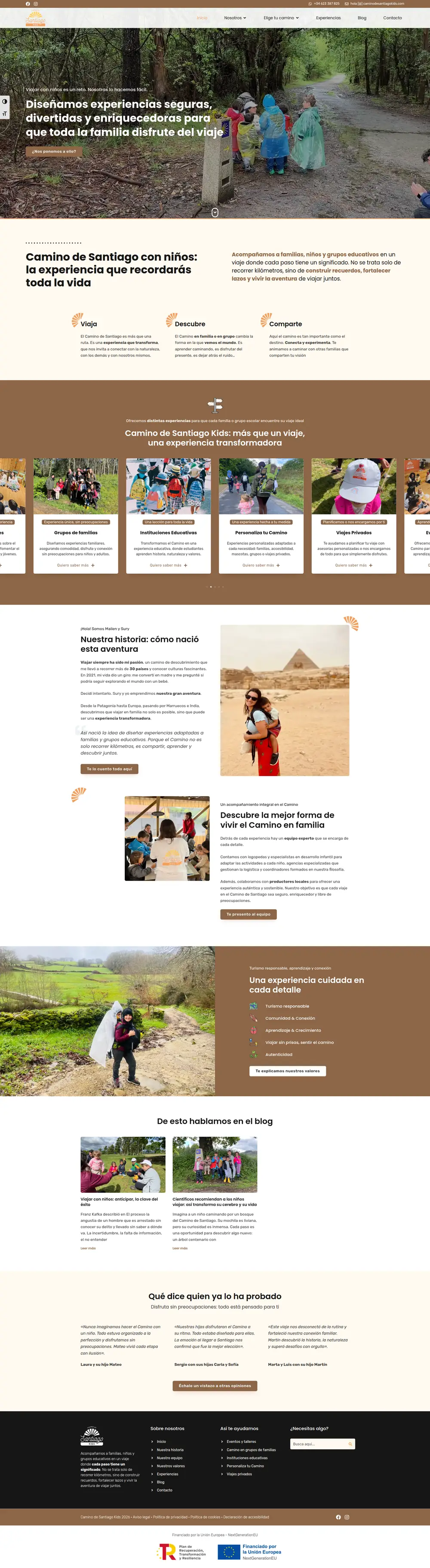 Captura da web de Mailen Simaes en escritorio