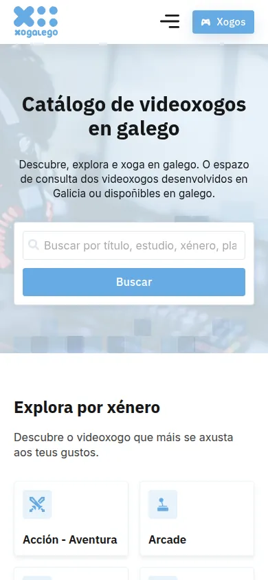 Captura da web de Iago Gordillo en móbil