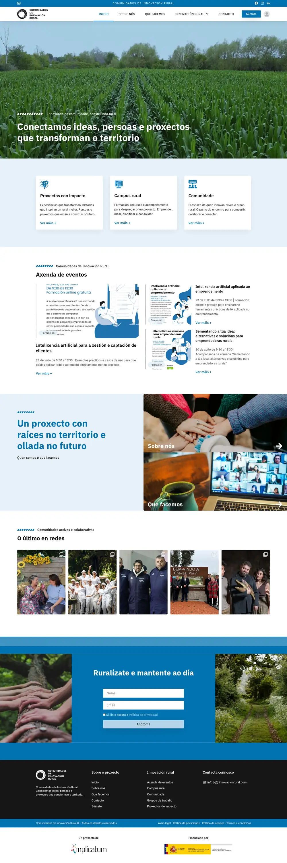 Captura da web de Implicatum Consultoría S.L. en escritorio