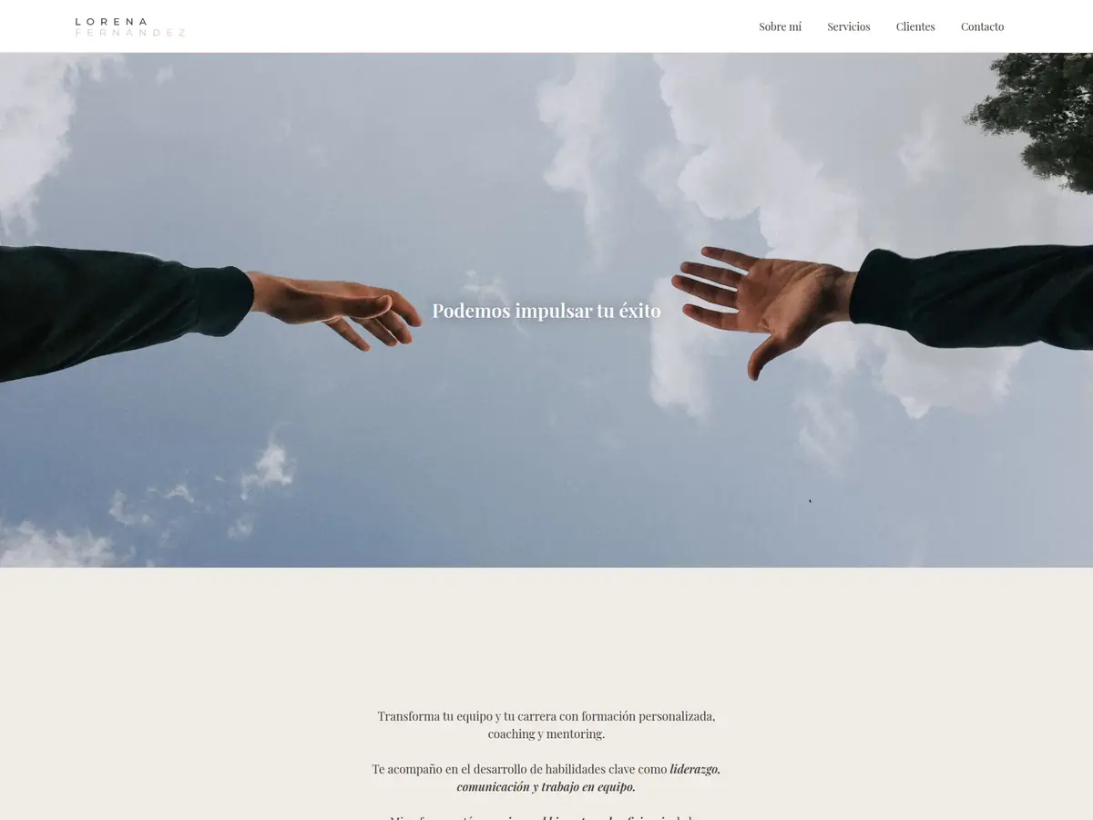 Web de Lorena Fernández