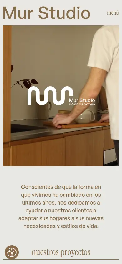 Captura da web de Mur Studio en móbil