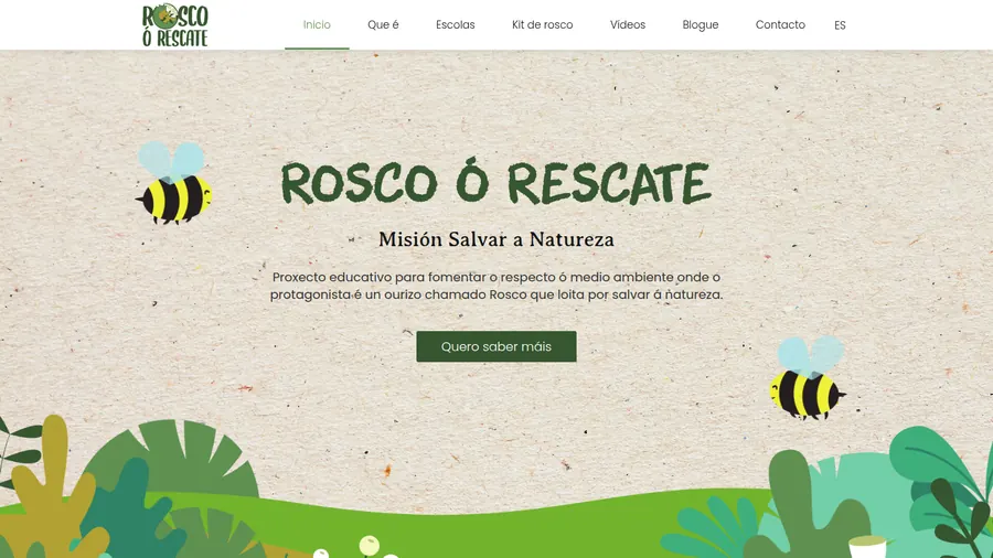 Captura da web roscoaorescate.com