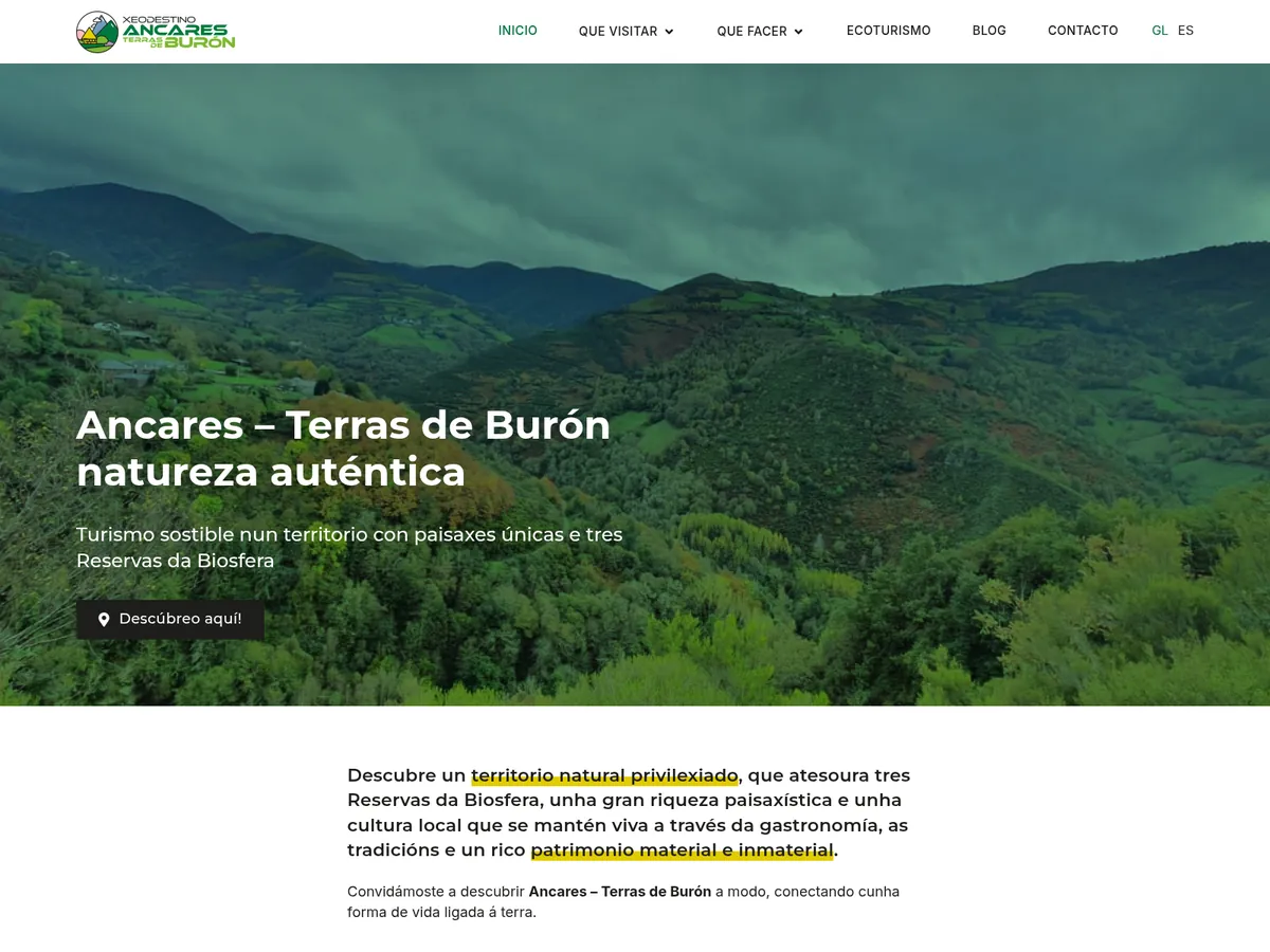 Web de Asociación Montes e Vales Orientais – GDR3